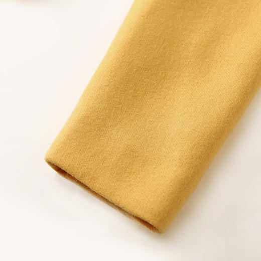 J8382928A颈袖添香新款女时尚气质收腰显瘦中长款羊毛呢长袖连衣裙J8382928A不退可换 商品图3