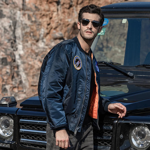 鹰爪行动新款MA1飞行员夹克男户外保暖加厚军迷战术棉衣潮流防寒外套 商品图7