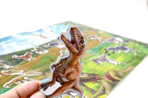 恐龙时代创意游戏磁力贴（套装4册） 商品图5