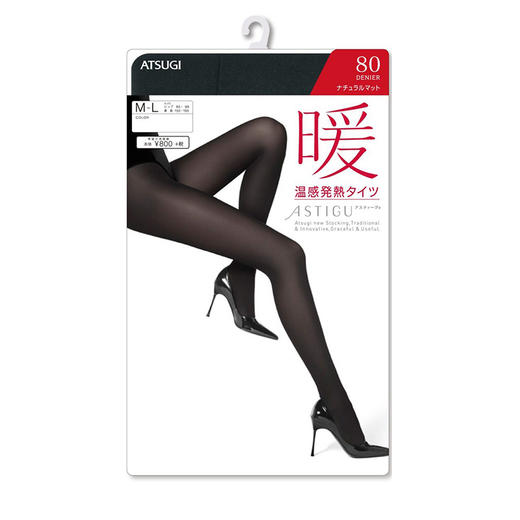 【暖】 80D  菱形加裆  温感发热 光触媒加工 一体式丝袜连裤袜 FP8082 商品图0