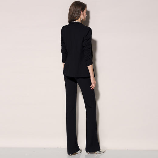 J81A2215颈袖添香时尚修身气质商务正装韩版职业装西装套装女J81A2215 商品图3