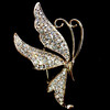 J5100038颈袖添香女式新款2019 蝴蝶胸花 日韩配饰水晶礼服胸针J5100038 商品缩略图0