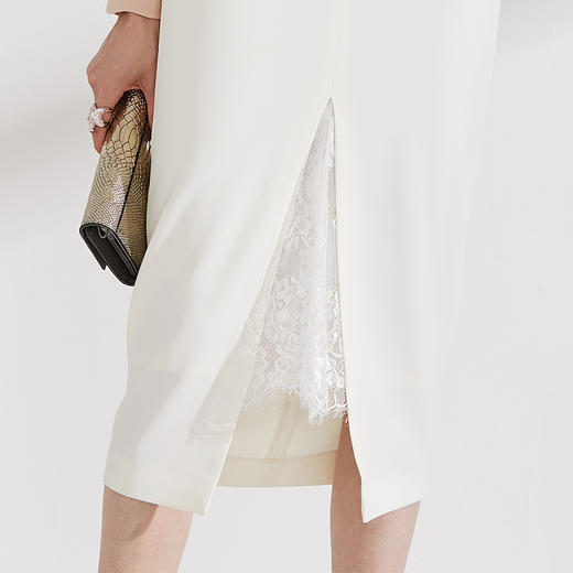 J9153538A颈袖添香夏季新款裙子修身气质包臀裙一步裙装半身裙J9153538A 商品图4