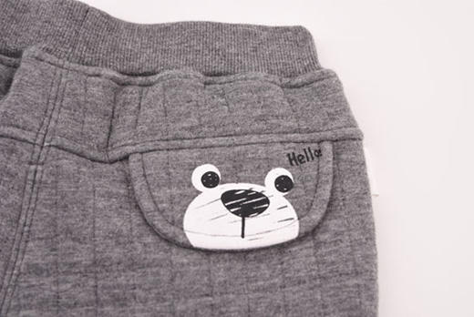 棉果果秋冬季男童纯棉空气层长裤M412200619696 商品图4