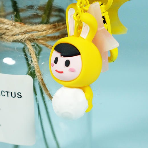 中秋月兔团环保钥匙链 商品图4