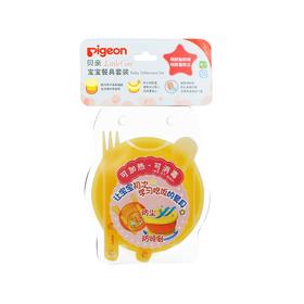 【一般贸易】贝亲 LittleCoro宝宝餐具套装碗勺组DA97