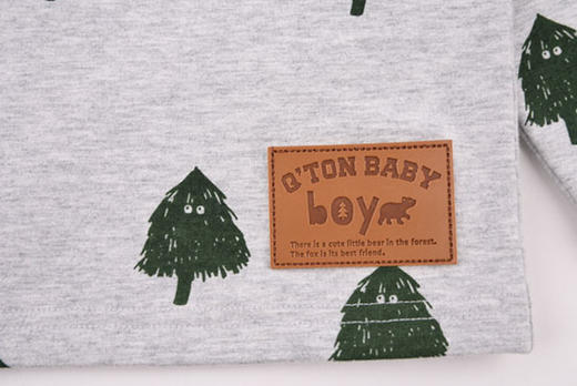 棉果果秋冬季男童小毛圈抓绒套头T恤M412140219676 商品图3