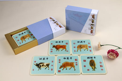 丝绸艺术杯垫隔热纳米涂层防水餐垫创意古风垫子文创礼物 商品图2