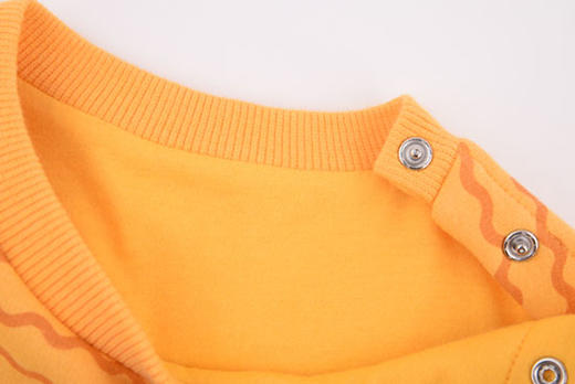 棉果果秋冬季男童波浪圆领卫衣M412180419652 商品图7