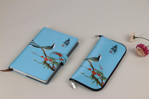 国礼丝绸笔记本创意中国风复古典云锦丝绸加厚记事本日记本笔记本 商品图5