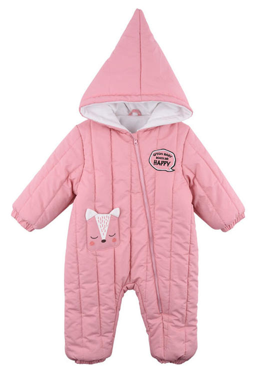 棉果果冬季棉服男童女童对开连体衣梭织绗棉+水晶绒连身衣哈衣M402722819701 商品图5