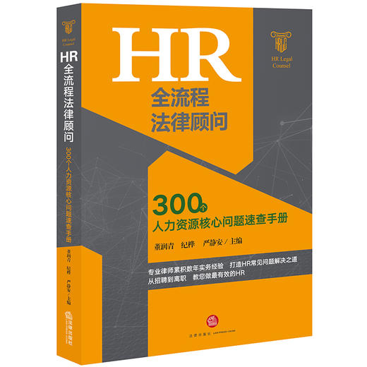 HR全流程法律顾问：300个人力资源核心问题速查手册 商品图0