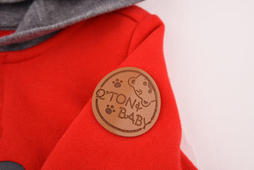 棉果果秋冬季男童抓绒挂里连帽卫衣M412182419681 商品图2