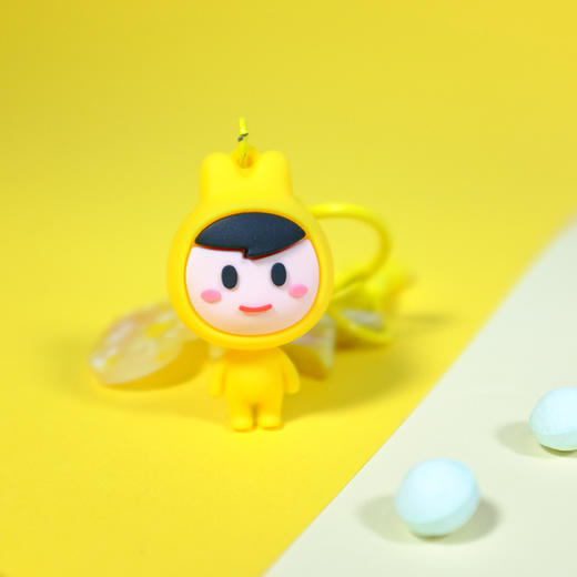 黄小团环保钥匙链 商品图3
