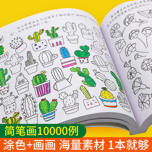 【开心图书】简笔画10000例宝宝学画启蒙一本就够 商品图2