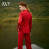 IWY/红色条纹长袖西装喇叭裤套装CP9311 商品缩略图5