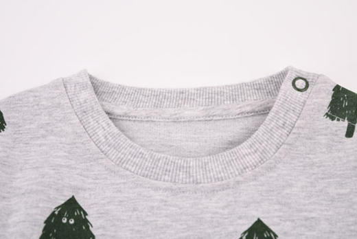 棉果果秋冬季男童小毛圈抓绒套头T恤M412140219676 商品图2