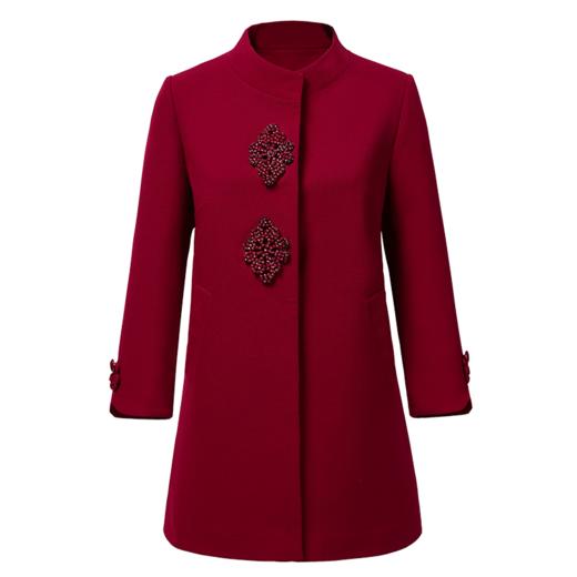 NZF-Y1901秋季新款气质妈妈装夹克纯色休闲外套 商品图4