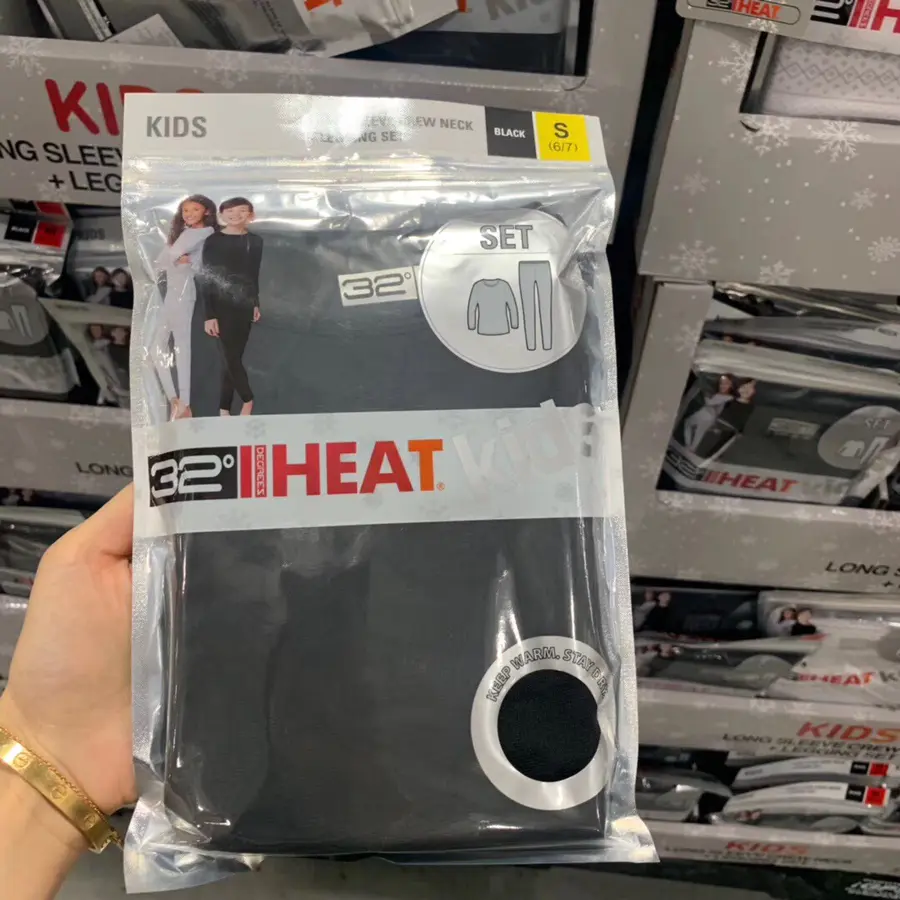 爆款上架了 32度heat保暖内衣儿童款套装