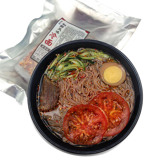 荞麦冷面家庭装朝鲜族风味梅河口大冷面真空330g袋装