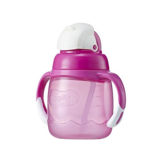 【一般贸易】贝亲MAGMAG吸管式宝宝杯180ml玫红DA74 商品图0