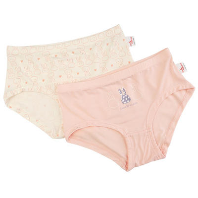 竹纤维女童卡通萌兔三角内裤19673 商品图0