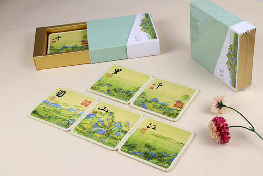 丝绸艺术杯垫隔热纳米涂层防水餐垫创意古风垫子文创礼物 商品图1