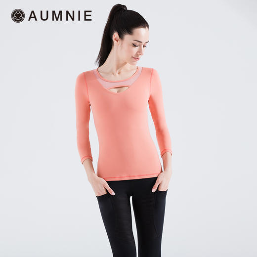 AUMNIE澳弥尼 并行七分袖T恤  迷人的后背必须不一样 商品图3