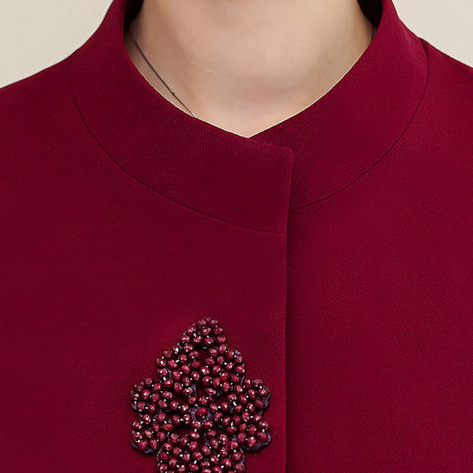 NZF-Y1901秋季新款气质妈妈装夹克纯色休闲外套 商品图1