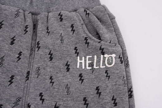 棉果果秋冬季男童印花长裤M412200419665 商品图2