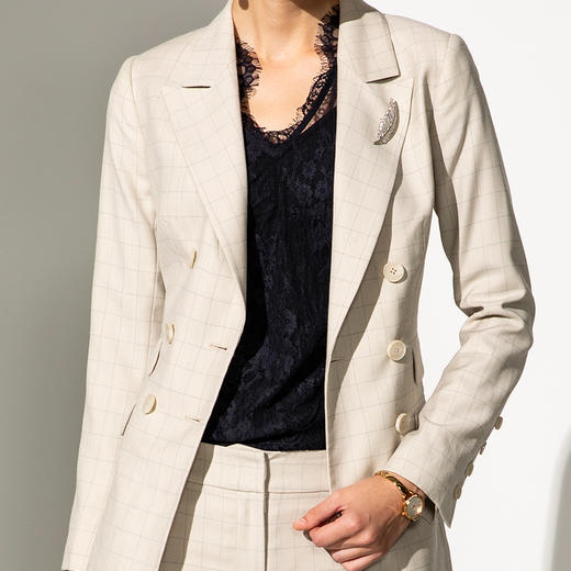 颈袖添香-套裤-J91A3002A 电视剧 “危机公关”赞助款 套裤 雅痞 法式 低调内涵 商品图5