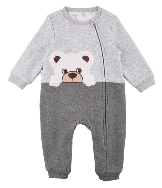 棉果果秋冬季男童趴趴熊偏襟哈衣连体衣连身衣M412720219699 商品图7