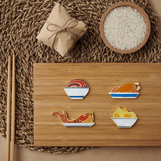 单向空间 OWSPACE x 乌干菜白米饭 衍生品 | 冰箱贴 书衣 商品图0