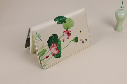 国礼丝绸笔记本创意中国风复古典云锦丝绸加厚记事本日记本笔记本 商品图3