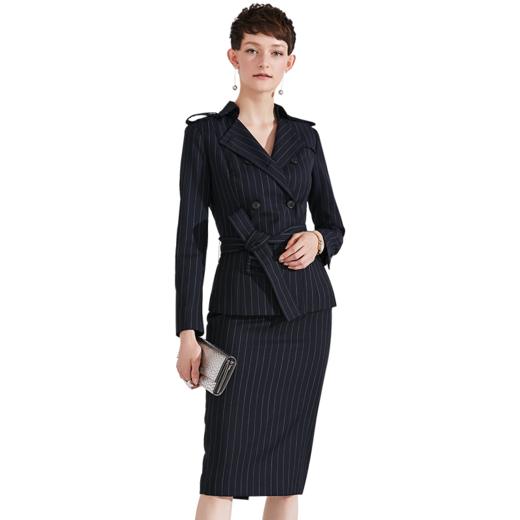 颈袖添香-套裙-J8303044B颈袖添香秋女装正装时尚气质女神范西装套裙职业装裙子套装J8303044B 商品图4