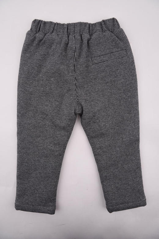 棉果果秋冬季男童千鸟格夹棉收口长裤M412200819667 商品图2