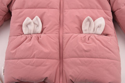 果果秋冬季女童连帽长袖棉外套M422101819743 商品图1