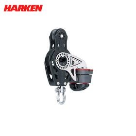 HARKEN 带夹绳器滑轮75mm Carbo Fiddle Ratchet w/150 Cam 2696