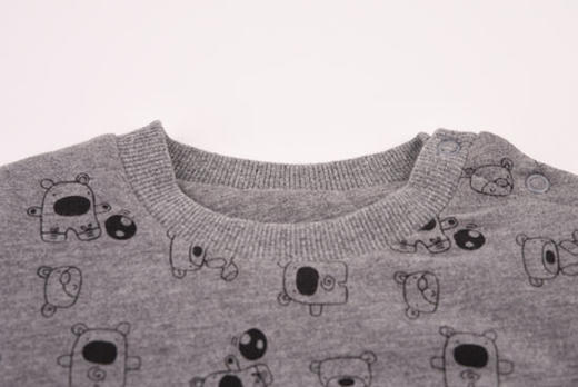 棉果果秋冬季男童夹棉圆领卫衣M412180819653 商品图2