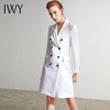 IWY/双排扣西装连衣裙白色立体修身后开叉Q9368-W 商品缩略图5