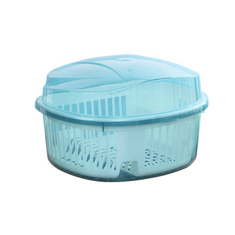 厨房大号塑料碗柜带盖沥水架装碗筷收纳盒， 商品图5