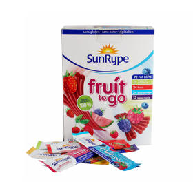 【一般贸易】加拿大进口SunRype儿童宝宝零食水果条果丹皮72条