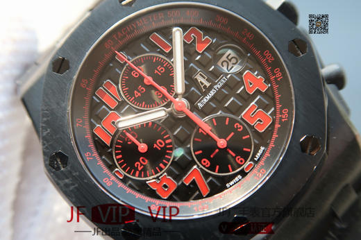 JF爱彼皇家橡树离岸型26170。克隆原装3126多功能计时机械机芯！原装正品1:1开模，42mm直径，尺寸重量做工无差距！全功能计时！皮表带，男士手表 商品图3