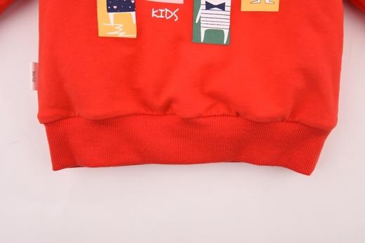 棉果果秋冬季女童小毛圈纯棉内里夹棉圆领卫衣 M422180819738 商品图7