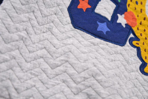 棉果果秋冬季男童卫衣空气层圆领套头卫衣M412180619654 商品图5