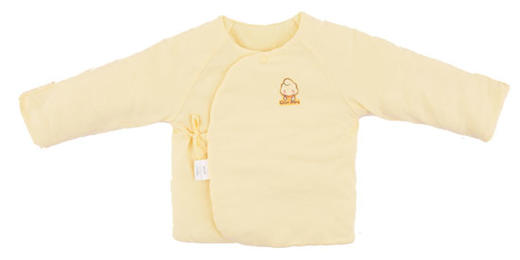 棉果果秋冬季有机棉纱男童女童夹棉长袖半背衣家居上装M401110819622 商品图2