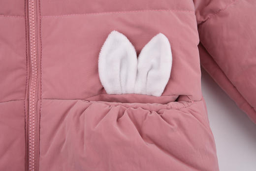 果果秋冬季女童连帽长袖棉外套M422101819743 商品图8