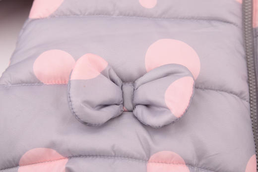 棉果果秋冬季女童圆点短款棉服M422101819718 商品图6