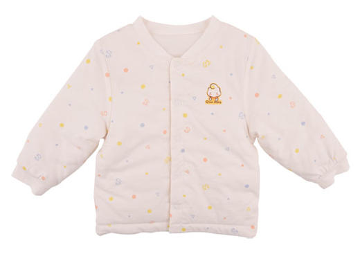 棉果果秋冬季有机棉纱男童女童夹棉对开上衣商品M401141819635 商品图1