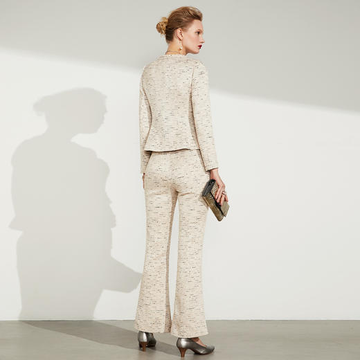 孤品 3005颈袖添香时尚修身优雅气质女神范名媛小香风套裤 正码正拍 不退不换 商品图1